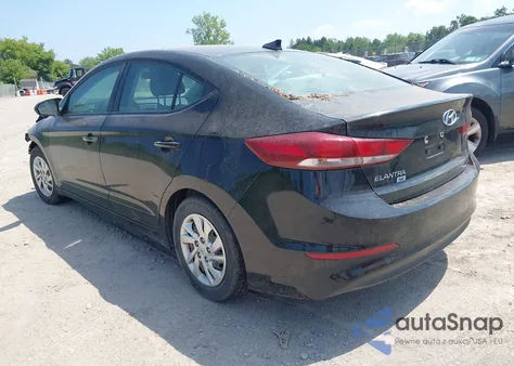 2017 Hyundai Elantra Se z USA, uszkodzony, nr VIN KMHD74LF7HU077663